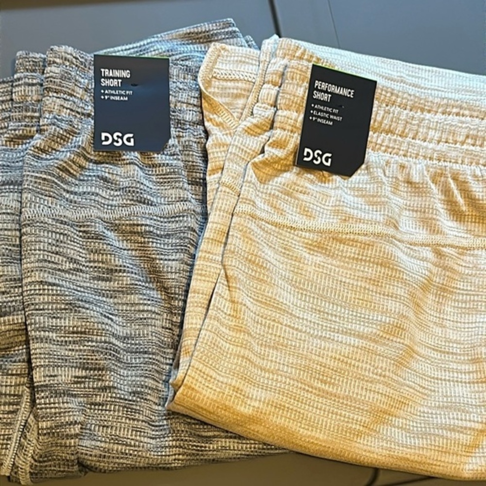2 pairs DSG activewear shorts